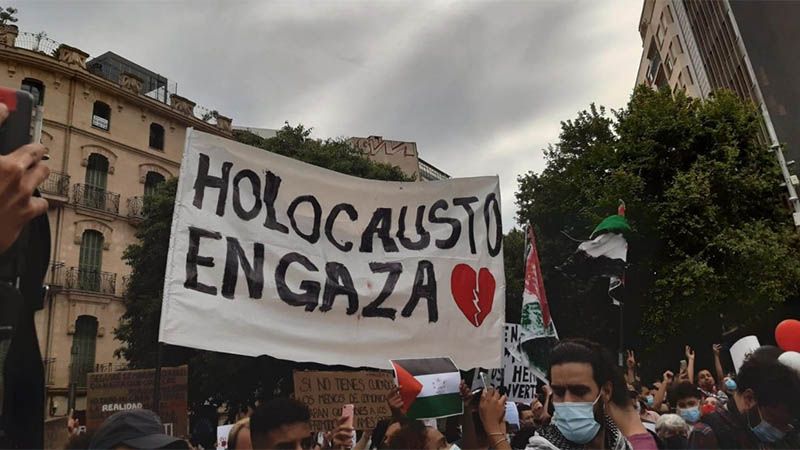 Concentraci&oacute;n en Palma de Mallorca en apoyo a Palestina