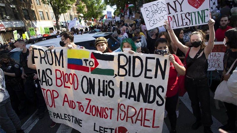 La complicidad estadounidense con el sionismo en la guerra contra los palestinos
