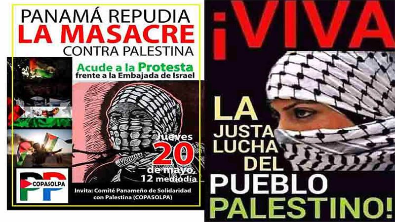 Indignaci&oacute;n en Panam&aacute; por genocidio sionista contra civiles palestinos