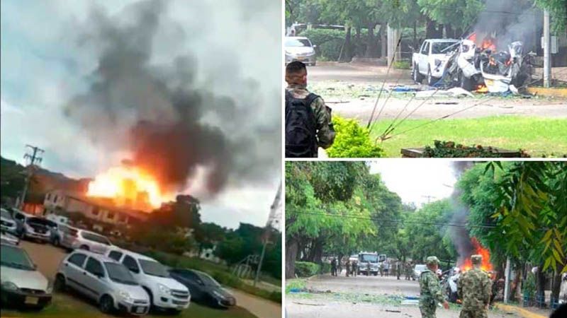 Una explosi&oacute;n en base militar de Colombia deja al menos 34 heridos