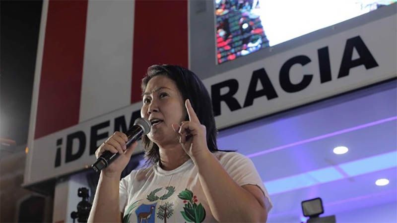 Keiko Fujimori rechaza su derrota y sostiene que a&uacute;n faltan actas por resolver