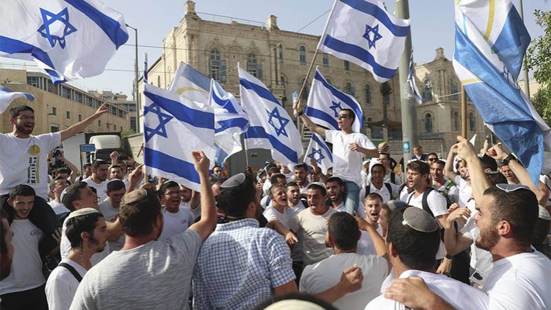 Colonos jud&iacute;os marchan por Al Quds para conmemorar el aniversario de la ocupaci&oacute;n