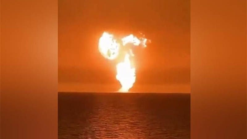 Explosi&oacute;n cerca de plataforma petrolera azerbaiyana en mar el Caspio