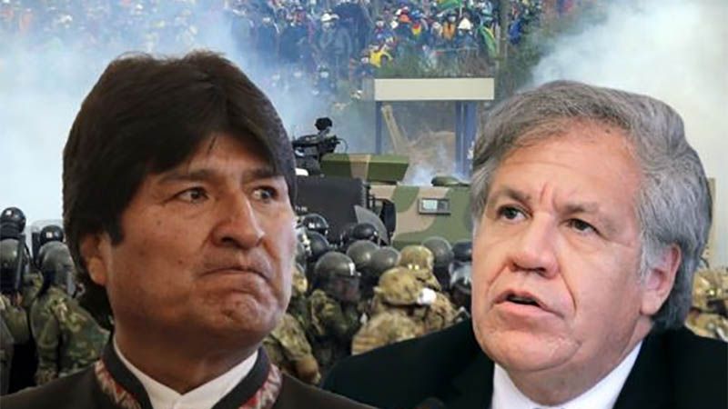 Morales demanda una investigaci&oacute;n contra Almagro por masacres de 2019 en Bolivia