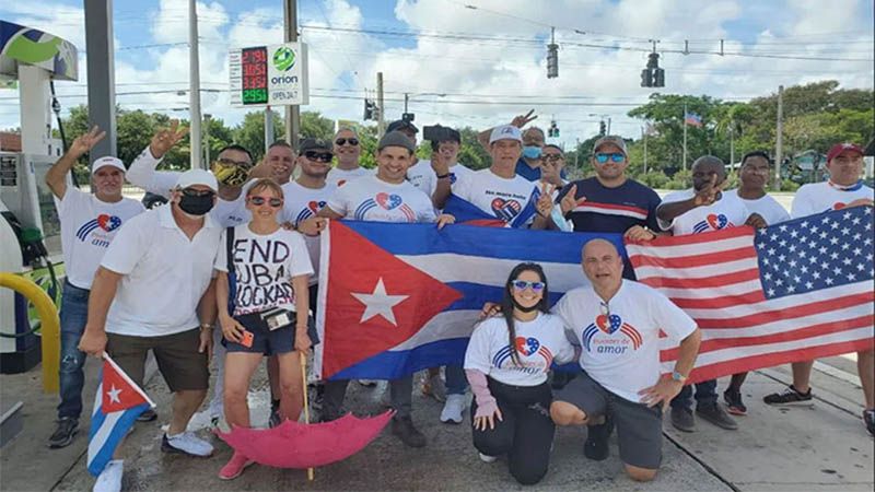 Caravanas contra el bloqueo de EEUU a Cuba llegan a Washington