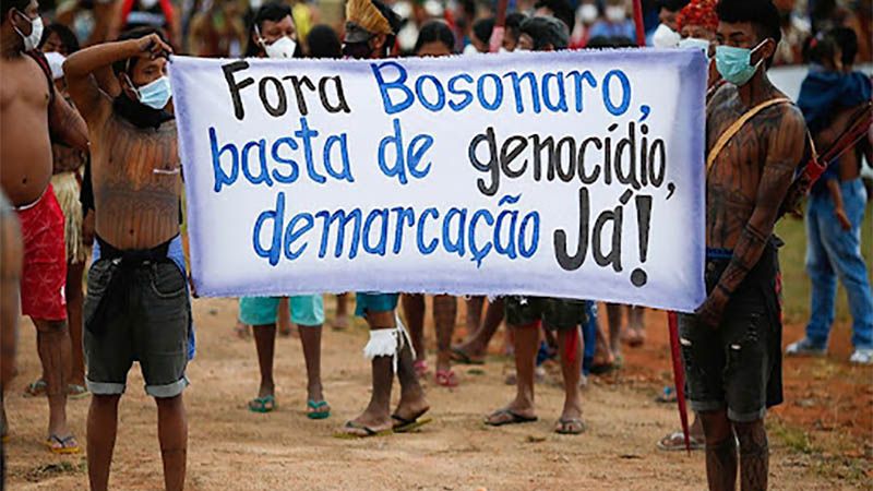 Ind&iacute;genas brasile&ntilde;os demandan a Bolsonaro ante La Haya por &ldquo;genocidio&rdquo;