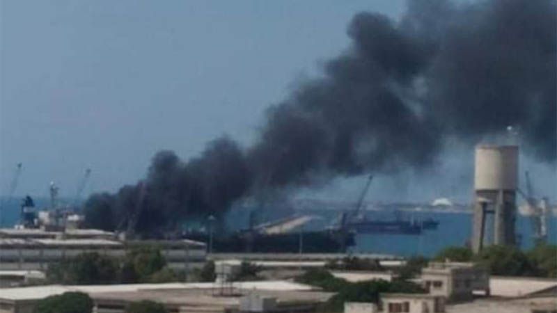 Se registra una explosi&oacute;n en un buque en el puerto sirio de Latakia