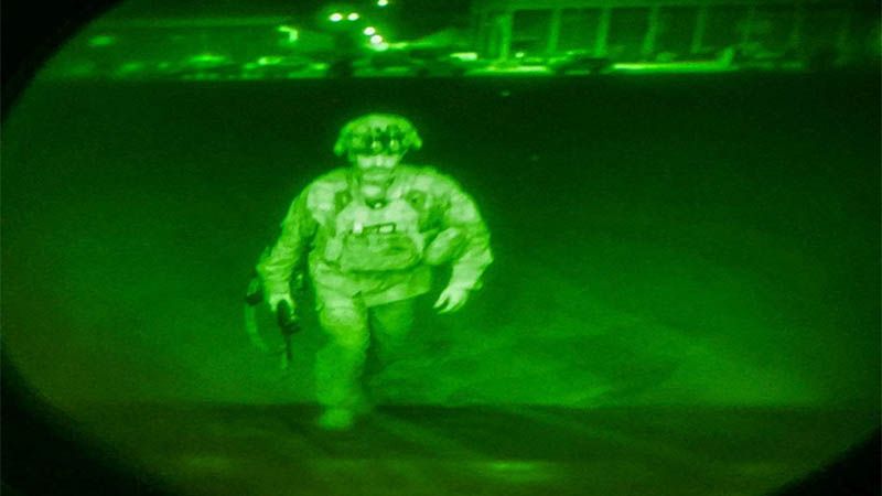 El último soldado de Estados Unidos en abandonar Afganistán