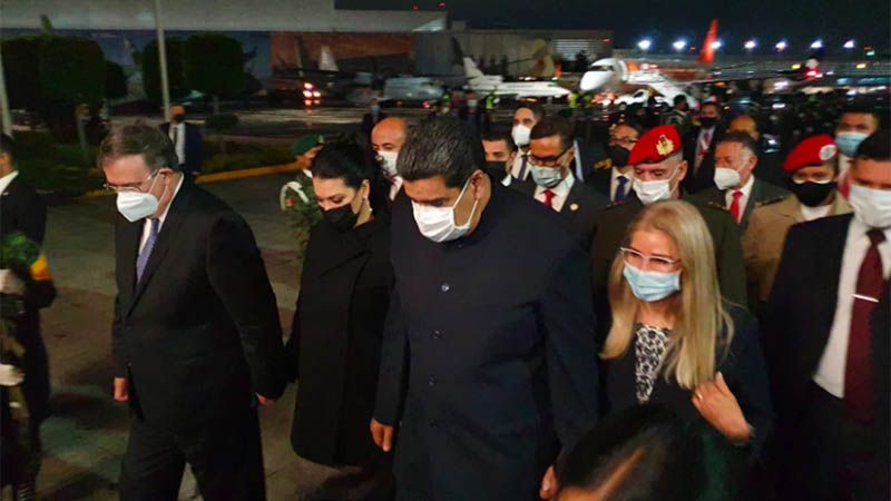 El presidente de Venezuela llega a México para la cumbre de la Celac
