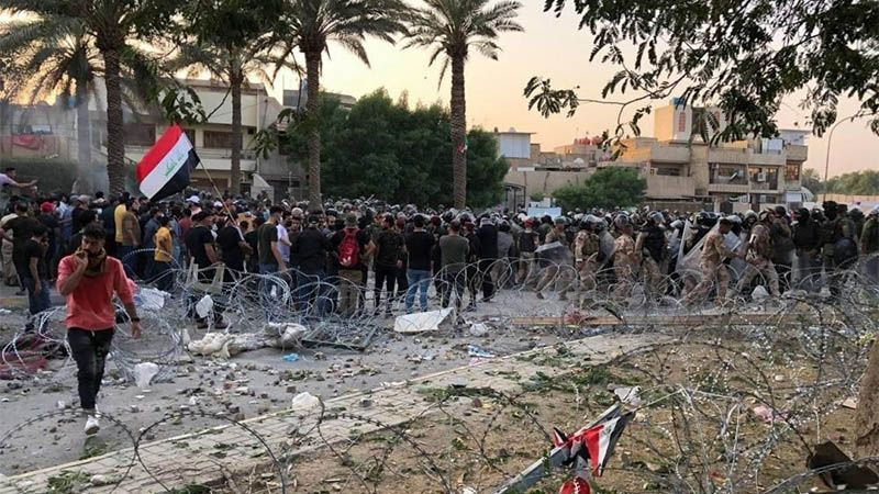 Al menos 125 heridos en enfrentamientos entre las fuerzas de seguridad y manifestantes en Bagdad