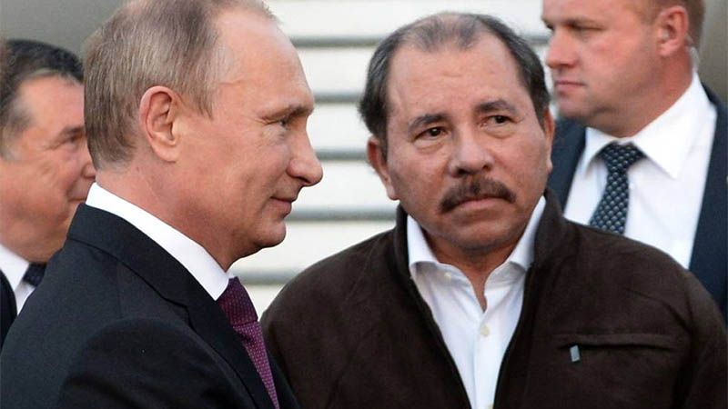 Putin felicita a Ortega y espera avance de lazos Rusia-Nicaragua