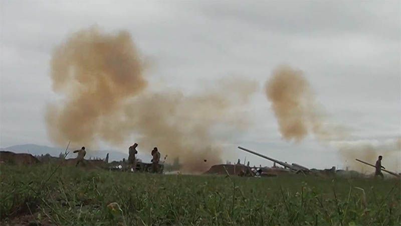 Varios muertos y heridos en los combates en la frontera entre Azerbaiy&aacute;n y Armenia