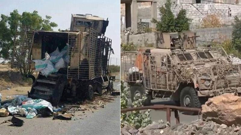 En Yemen convierten veh&iacute;culos militares de EEUU en contenedores de basura