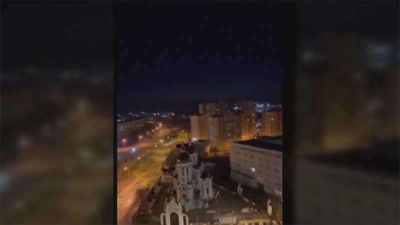 Potentes explosiones sacuden Kiev durante la noche