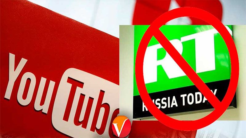 YouTube anuncia el bloqueo de los canales de medios estatales rusos