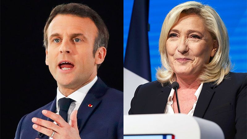 Emmanuel Macron y Marine Le Pen pasan a la segunda vuelta de las presidenciales en Francia