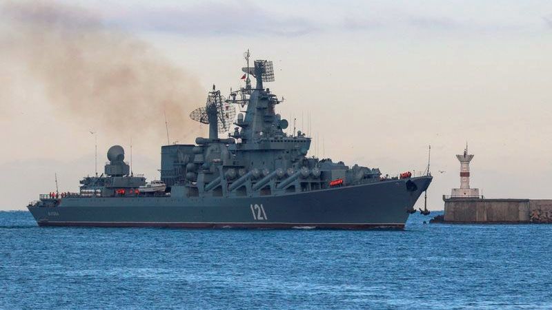 Ministerio ruso de Defensa confirma que el crucero Moskv&aacute; se hundi&oacute; en el mar Negro