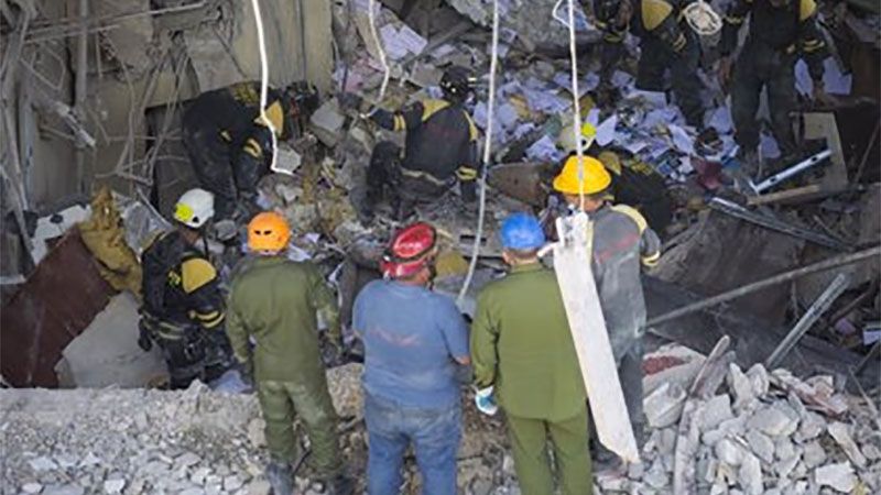 Aumentan a 35 los muertos por la explosi&oacute;n en el Hotel Saratoga de La Habana