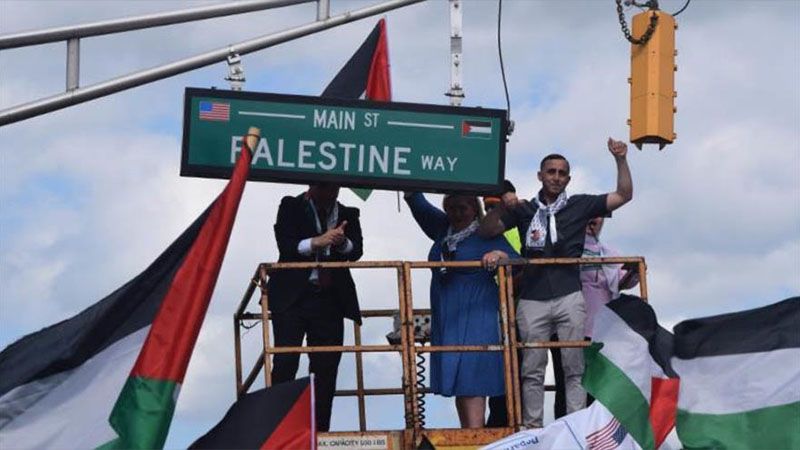 Acción sin precedente en EEUU: cambian el nombre de una calle a “Palestine Way”