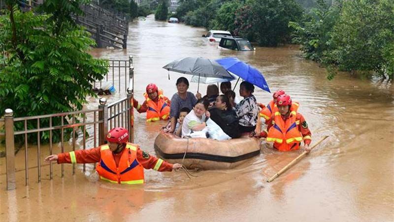 Mueren cinco personas por las fuertes lluvias en el suroeste de China