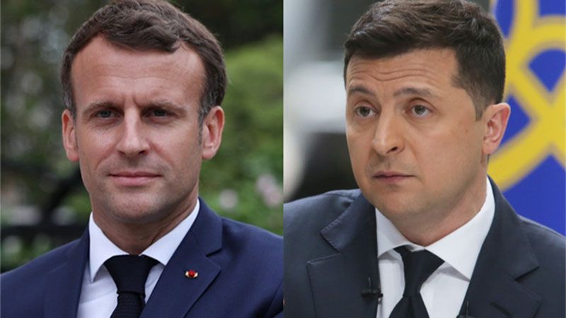 Macron promete a Zelenski que Francia entregar&aacute; m&aacute;s armamento pesado a Ucrania