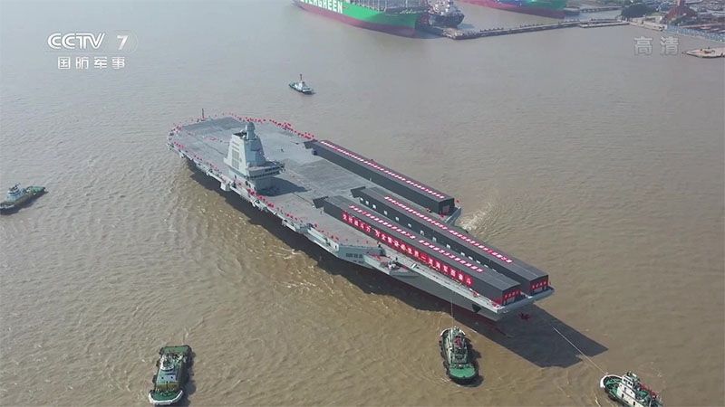 China presenta &lsquo;Fujian&rsquo;, su tercer y m&aacute;s avanzado portaviones