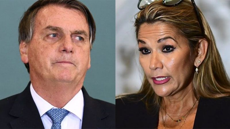 Bolsonaro ofrece asilo pol&iacute;tico a Jeanine &Aacute;&ntilde;ez