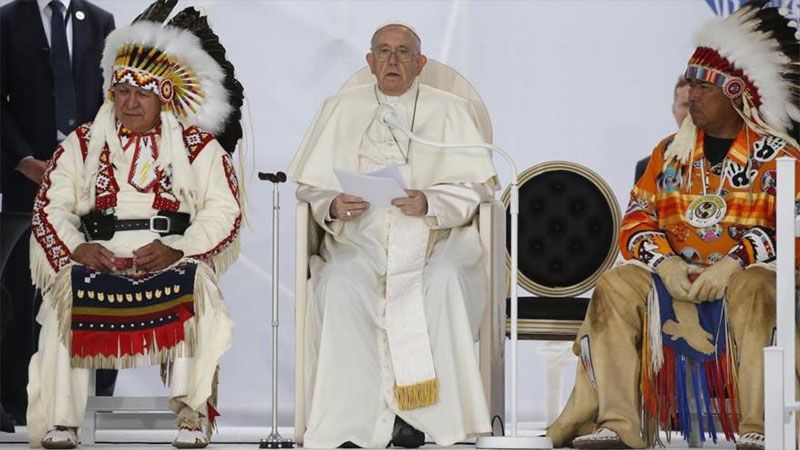 El Papa pide perd&oacute;n por genocidio de ind&iacute;genas por la Iglesia en Canad&aacute;