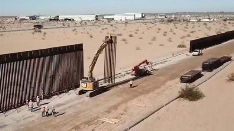 EEUU completar&aacute; un tramo del muro fronterizo con M&eacute;xico en el estado de Arizona