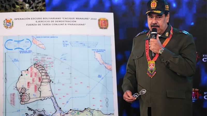 Maduro ordena establecer bases militares frente al mar Caribe