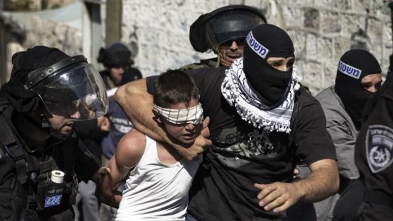 El régimen israelí ha detenido a 6000 palestinos, incluidos 739 menores, en 2022