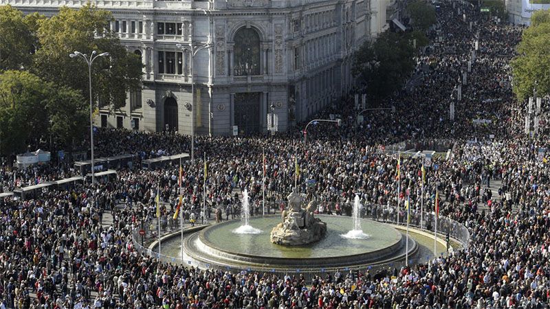 Madrid se manifiesta en apoyo de una sanidad p&uacute;blica y de calidad