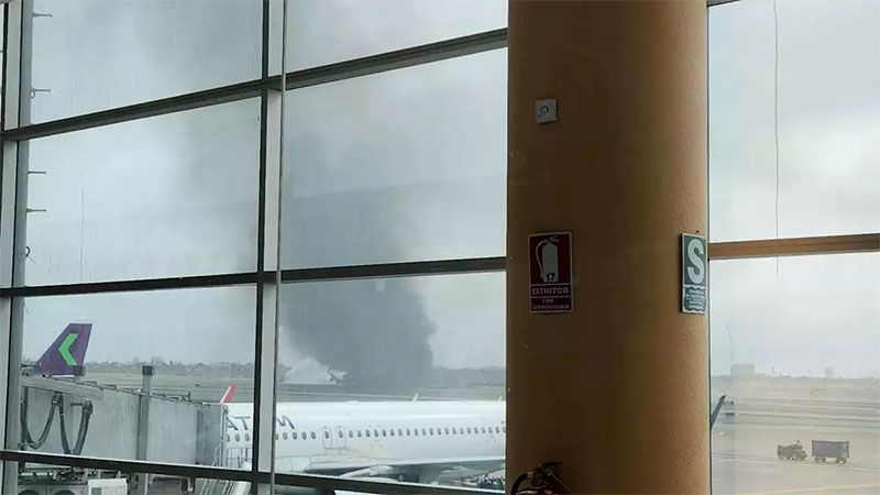 Accidente en aeropuerto de Lima desata el caos en el transporte a&eacute;reo de Per&uacute;