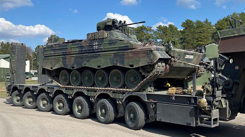 Alemania enviar&aacute; 40 blindados Marder a Ucrania