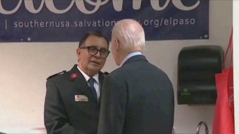 Biden confunde la organizaci&oacute;n Ej&eacute;rcito de Salvaci&oacute;n con el Servicio Secreto de EEUU