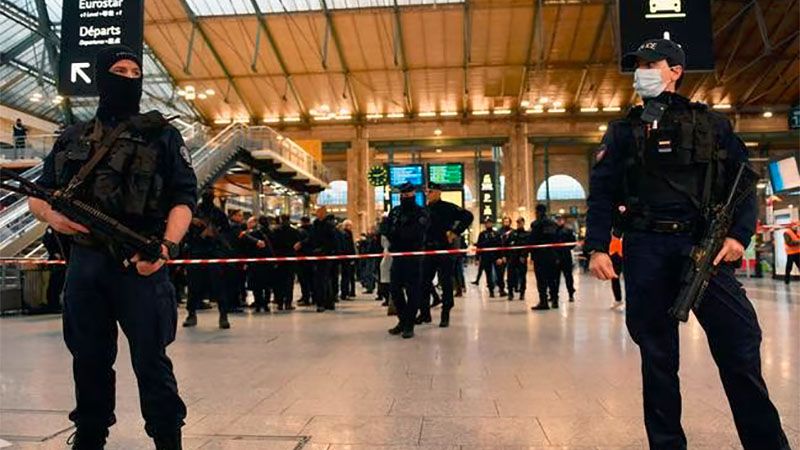 Varios heridos en un ataque con arma blanca en la Estaci&oacute;n del Norte de Par&iacute;s