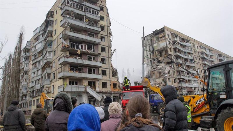 Rusia culpa a las fuerzas ucranianas del ataque a un edificio de viviendas en Dnipro