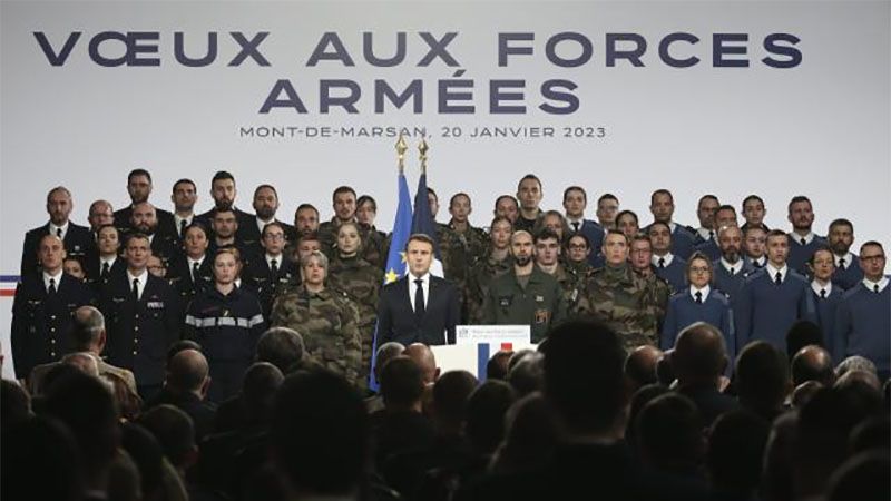 Macron anuncia un aumento de m&aacute;s de un tercio del presupuesto militar