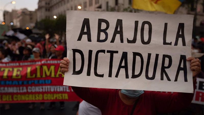 Multitudinaria protesta en Lima pide la renuncia de Dina Boluarte