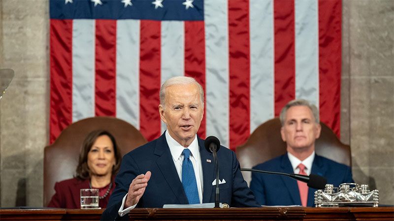 Biden llama a la operaci&oacute;n militar rusa en Ucrania una &ldquo;prueba para siglos&rdquo; para EEUU y el mundo