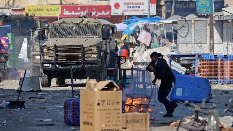 Brutal asalto israel&iacute; a la ciudad palestina de Nablus, en Cisjordania ocupada