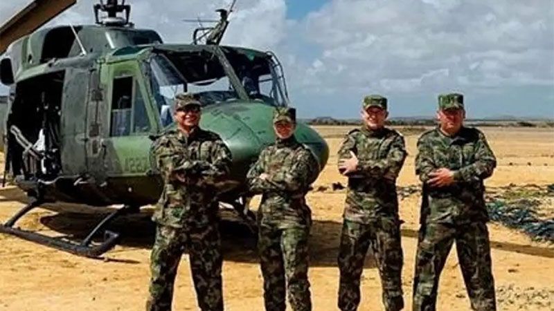 Cuatro soldados muertos tras la ca&iacute;da de un helic&oacute;ptero militar en Colombia