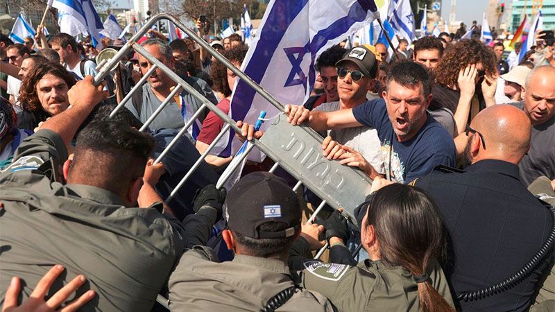 Nueva jornada de protestas contra la reforma judicial de Netanyahu