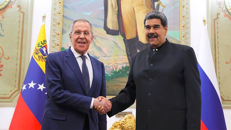 Lavrov se re&uacute;ne en Caracas con Maduro para hablar sobre cooperaci&oacute;n bilateral