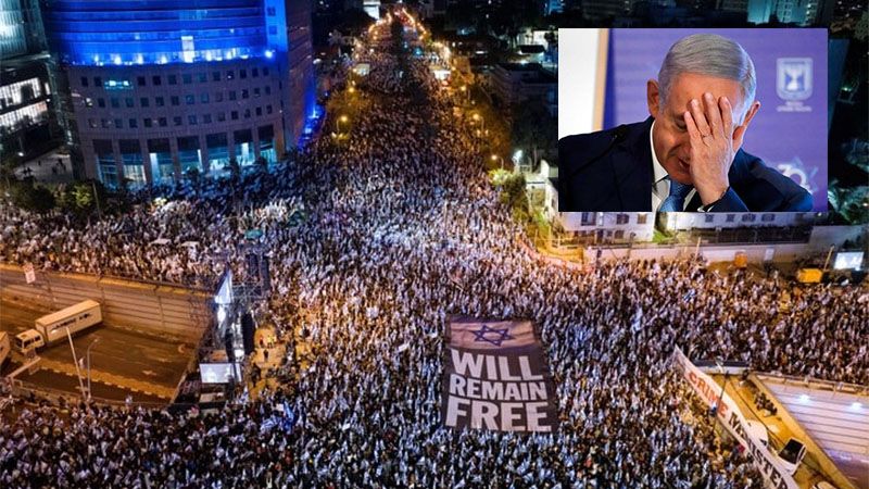 Israel&iacute;es vuelven a las calles en protesta contra la reforma judicial de Netanyahu