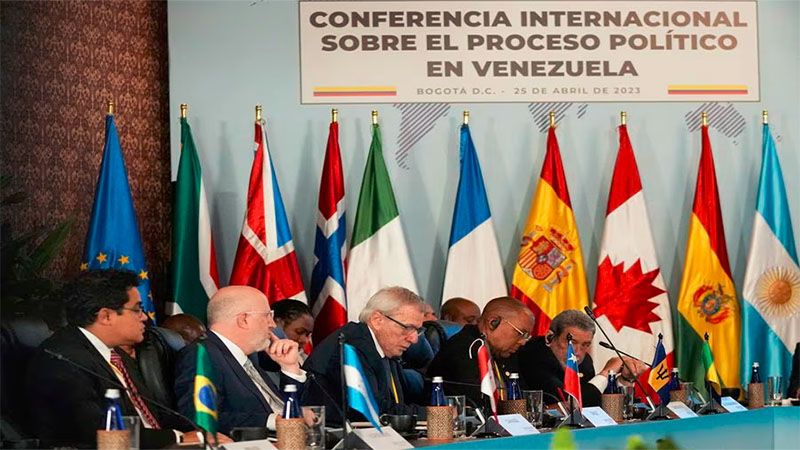 El foro internacional sobre Venezuela pide celebrar elecciones libres y levantar sanciones