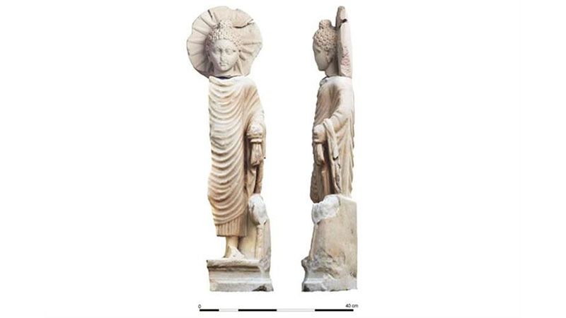 Descubren en Egipto estatua de Buda del siglo II