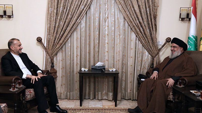 Líder de Hezbolá de Líbano se reúne en Beirut con el canciller de Irán