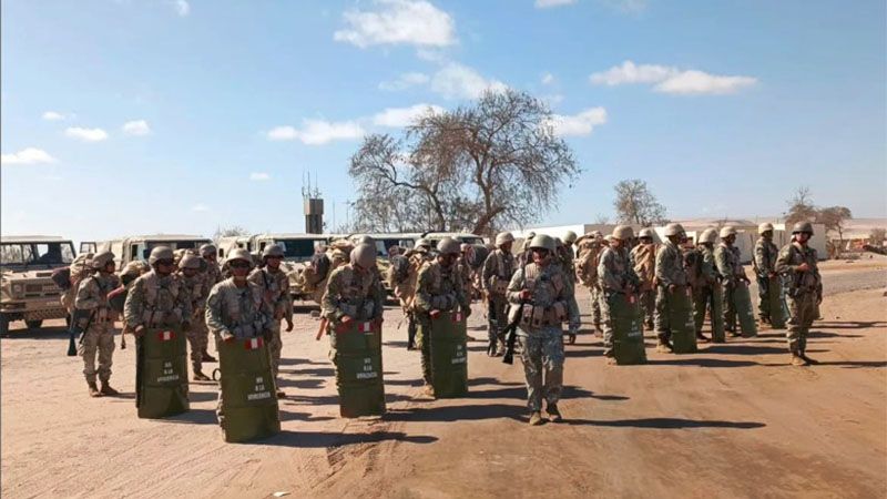 Per&uacute; env&iacute;a un contingente de 300 militares a la frontera con Chile