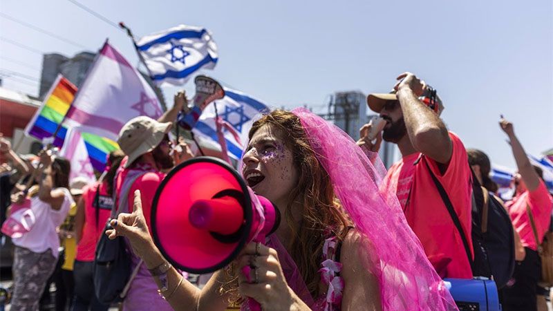 Miles de manifestantes salen a las calles en Tel Aviv y Haifa contra la reforma judicial